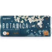 Бумага туалетная MARABU Botanica 4-х слойная 25,5м 10рулонов