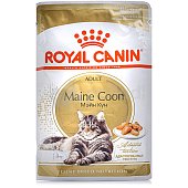 Royal Canin Maine Coon Корм для взрослых кошек старше 15 месяцев в соусе 85г 1/12