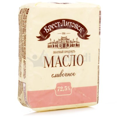 Масло сливочное Брест-Литовск 180г 72,5% 