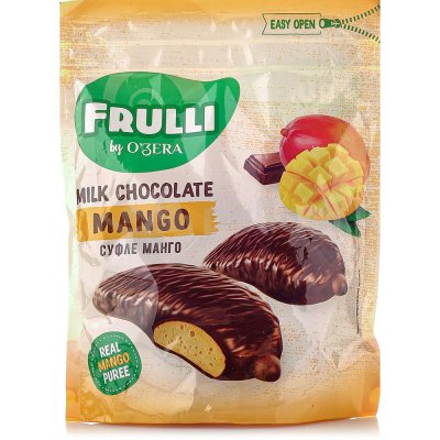 Конфеты O`ZERA Frulli суфле манго в шоколаде 125г