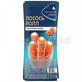Крабовые палочки Лосось-ролл Русское море 180г с творожным сыром