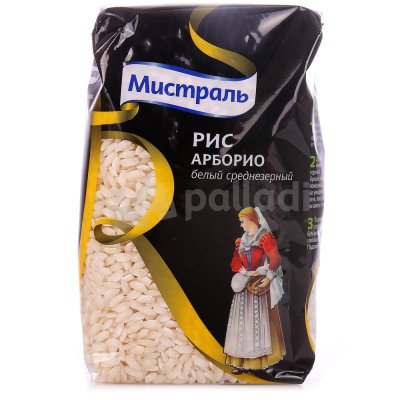 Крупа Мистраль 500г Рис  Арборио