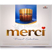 Набор шоколадных конфет Merci 250г молочный шоколад