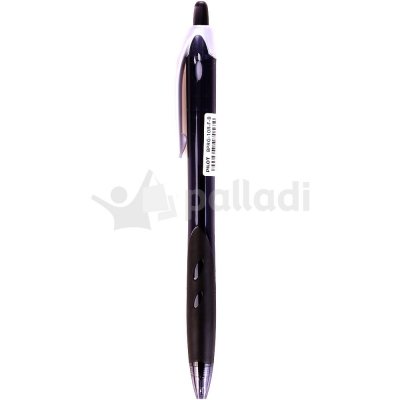Ручка шариковая автоматическая черная с резиновой манжетой 0,7мм Pilot Rexgrip BPRG-10R-F-B