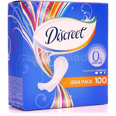Прокладки гигиенические ежедневные DISCREET Air Мультиформ 100шт