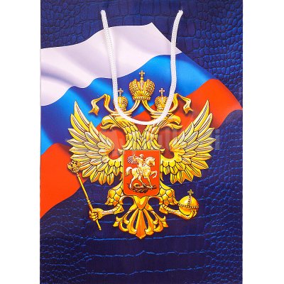 Пакет подарочный бумажный ламинированный (L) Мир Открыток 3