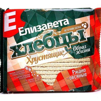 Хлебцы Елизавета 100г ржано-овсяные