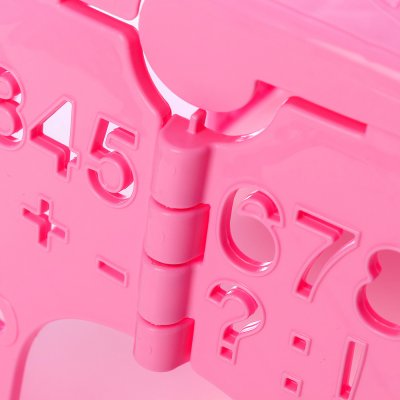 Табурет складной Алфавит арт. М4960 розовый