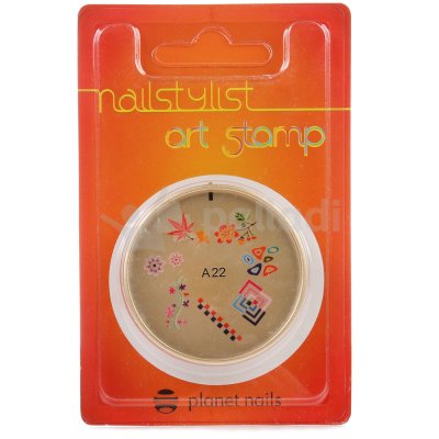 Штамп для дизайна ногтей NailStylist Art Stamp A22