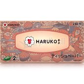 Салфетки-выдергушки бумажные HARUKO с микротиснением  2-х слойные 150л коллекция Суши