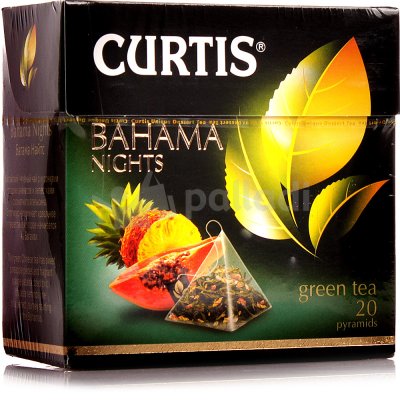 Чай CURTIS 20пир Багама найтс зеленый пирамидки