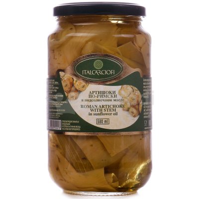 Артишоки ITALCARCIOFI по-римски 580мл в подсолнечном масле