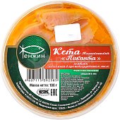Кета Пиканта филе-ломтики в ароматизированном масле 180г ИП Ренжин