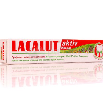 Зубная паста LACALUT Activ Herbal 75мл