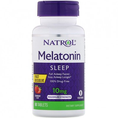 Natrol Melatonin Fast Dissolve 10mg (60 таб)