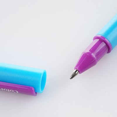 Ручка гелевая 0,5мм Berlingo Color Stick (черная)