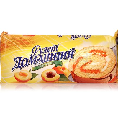 Рулет Домашний 150г абрикос
