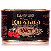 Килька неразделанная Главпродукт 240г Балтийская 