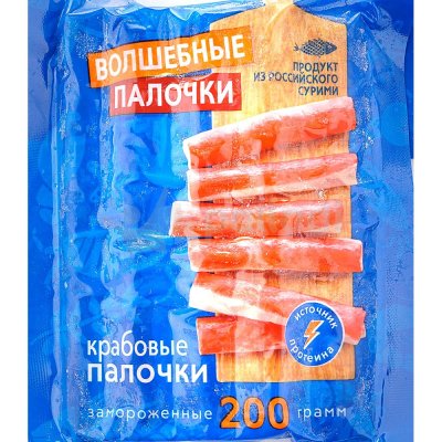 Крабовые палочки волшебные с/м 200г Магик Стик 1/30