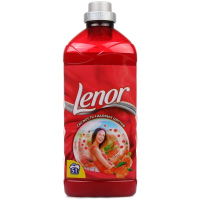 УД Кондиционер для белья LENOR Садовые цветы 1.8л