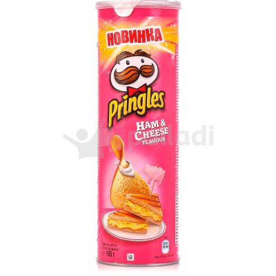 Чипсы Pringles 165г ветчина и сыр