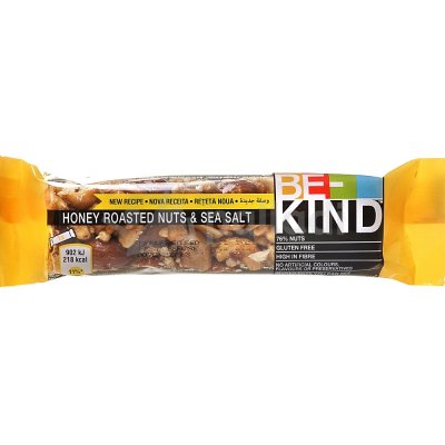 Батончик  BE KIND 40г ореховый миндаль с мёдом и морской солью