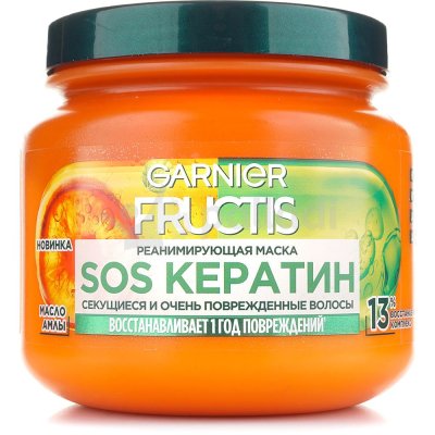 Маска для волос Garnier Fructis SOS Кератин Реанимирующая 320мл