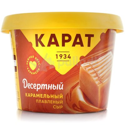 Сыр плавленый Карат десертный 230г карамельный