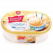 Мороженое Золотой стандарт пломбир 475г п/у
