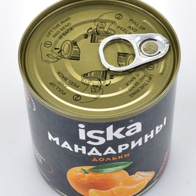 Мандарины дольки в легком сиропе ISKA 314мл 