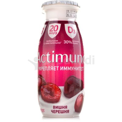 Напиток кисломолочный Actimuno 95г лесная земляника Danone