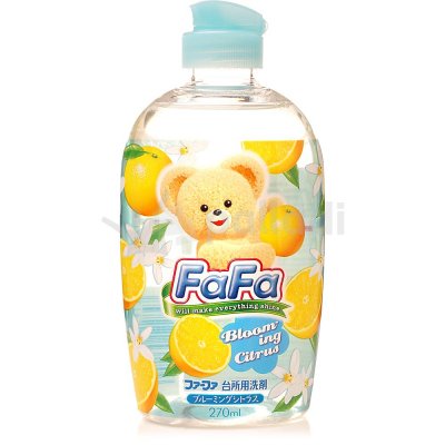 Средство для мытья детской посуды FaFa 270мл аромат цитрусовых Япония