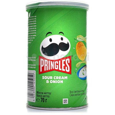 Чипсы Pringles 70г сметана - лук