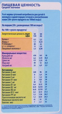 Каша Умница 200г 7 злаков безмолочная с 6 месяцев