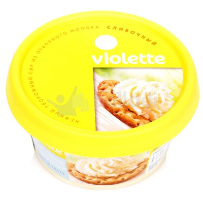 Сыр творожный Violette сливочный 140г Карат