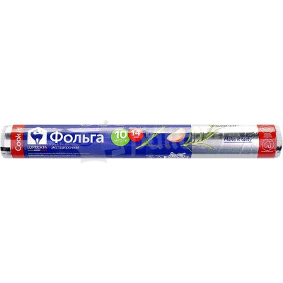 Фольга алюминиевая LOMBERTA 10м экстрапрочная в рулоне