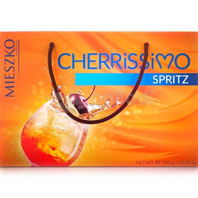 Конфеты CHERRISSIMO SPRITZ 285г вишневый ликер+сумочка