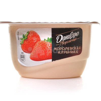 Даниссимо 130г Десерт молочный Королевская клубника Danone