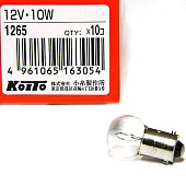 Лампа дополнительного освещения Koito 12V 10W G14
          Артикул: 1265