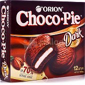 Печенье Чокопай 12шт темный шоколад +70% какао 360г Orion