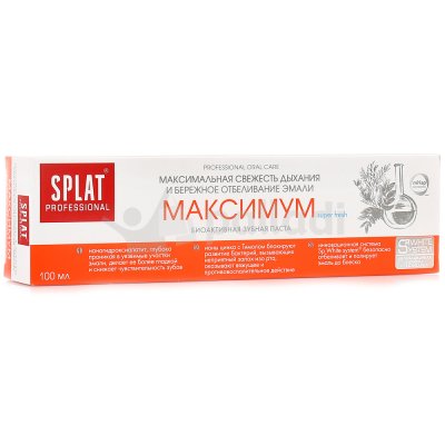 Зубная паста SPLAT Максимум 100мл