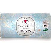 Салфетки-выдергушки бумажные HARUKO с микротиснением  2-х слойные 200л м/у коллекция Кимоно