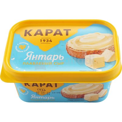 Сыр плавленый Карат 400г Янтарь