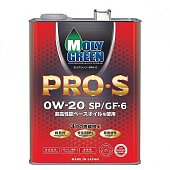 Масло моторное 0W20 SP/GF-6  MOLYGREEN PRO S 4л синтетическое
          Артикул: 470187