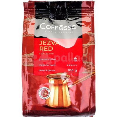 Кофе COFFESSO 100г Jezva Red молотый