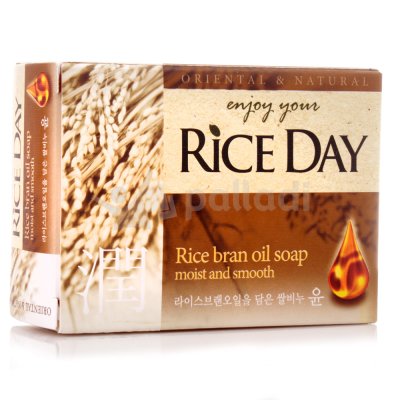 Мыло туалетное CJ LION Rice Day с экстрактом рисовых отрубей 100 гр