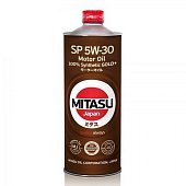Масло моторное 5W30 SP MITASU GOLD Plus 1л синтетическое
          Артикул: MJ-P01/1