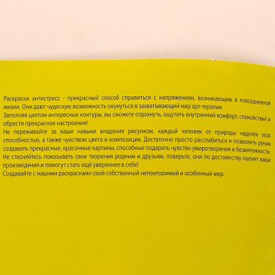 Раскраска Антистресс Лето  А4 Квадра