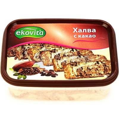 Халва ECOVITA 250г с какао
