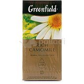 Чай Гринфилд 25пак Rich camomile